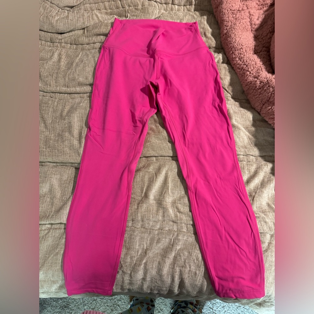 lululemon athletica Bright Pink High-Rise Leggings